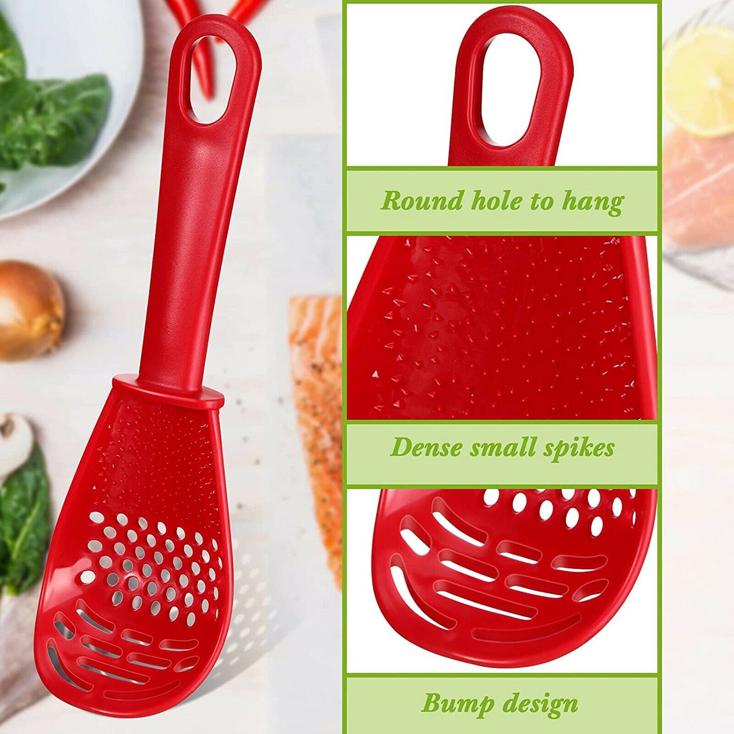 2PCS Kitchen Cooking Spoon