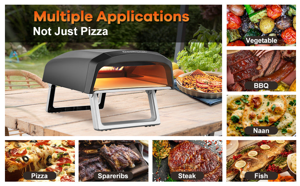 Geek Chef Gas Pizza Oven