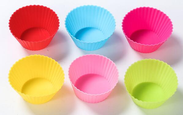 Nonstick Reusable Silicone Cupcake Liners