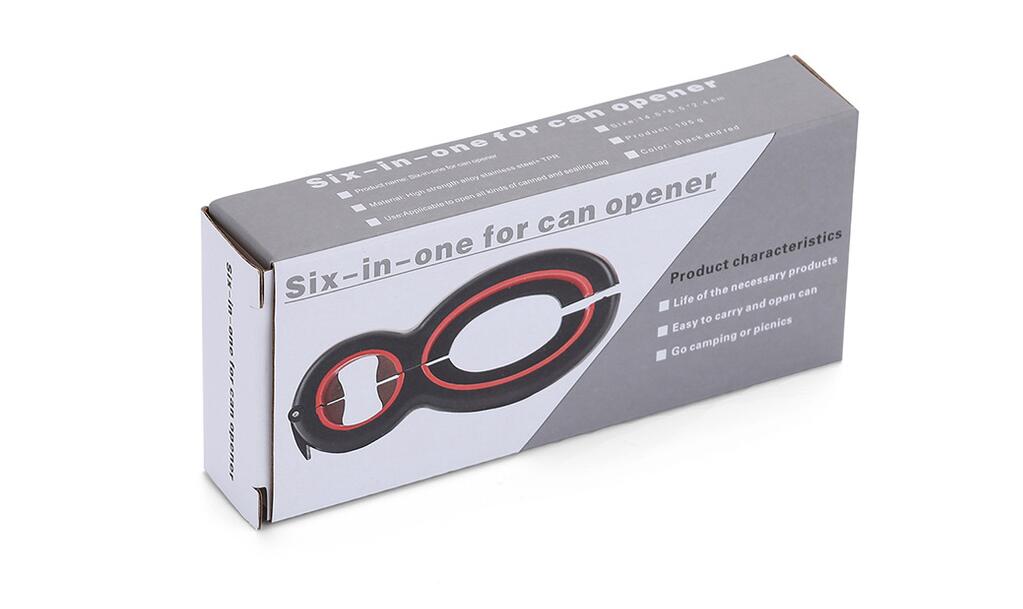 Multifunctional Six in One Bottle Can Opener