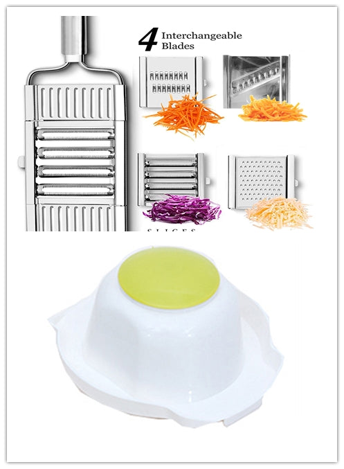 Stainless Steel Grater, Vegetable And Fruit Slicer