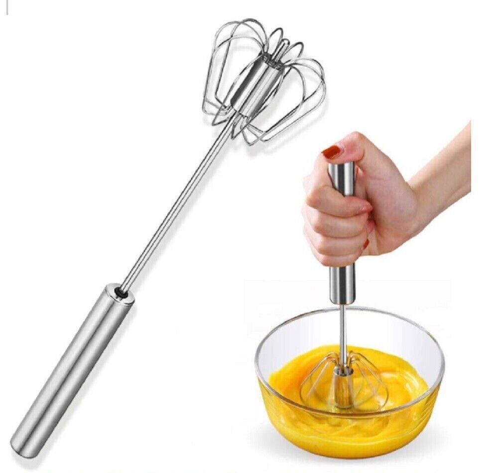 Semi-Automatic Egg Whisk Hand Push