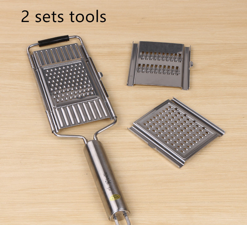 Stainless Steel Grater, Vegetable And Fruit Slicer