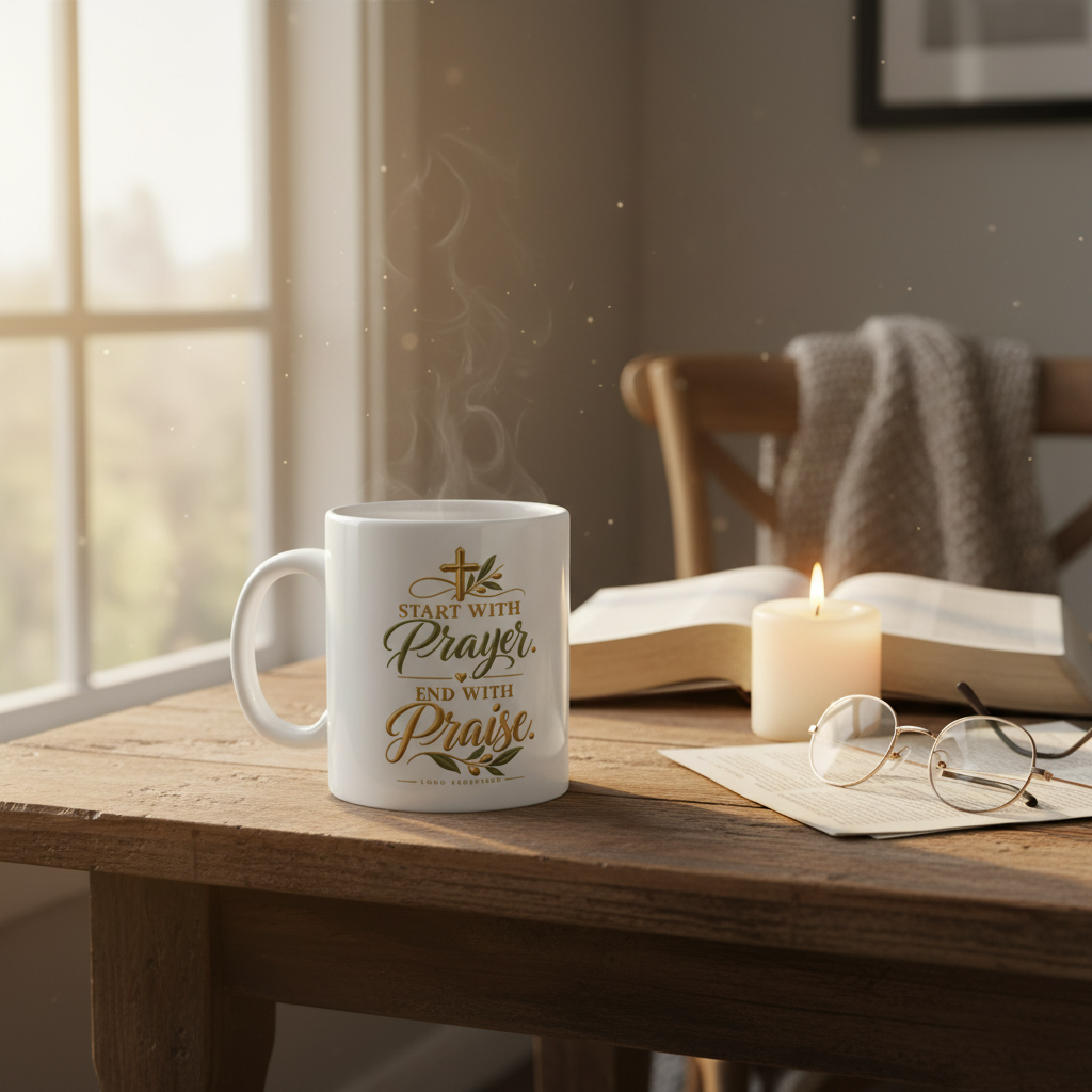 Start with Prayer Lifestyle Mug